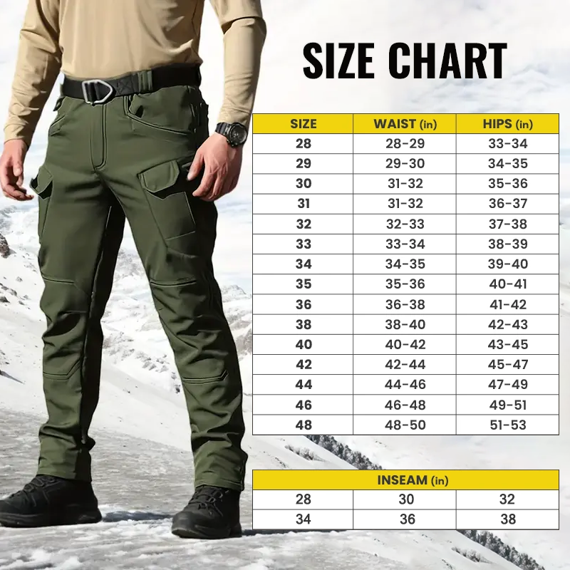 💥Fall New Arrival✈️Outdoor Warm Tactical Pants for Men