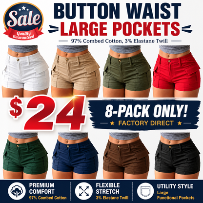 Women’s summer cargo shorts