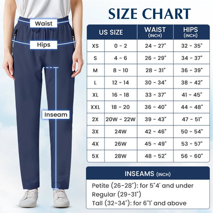 Women's Ultra Stretch Ice Silk Comfort Casual Pants