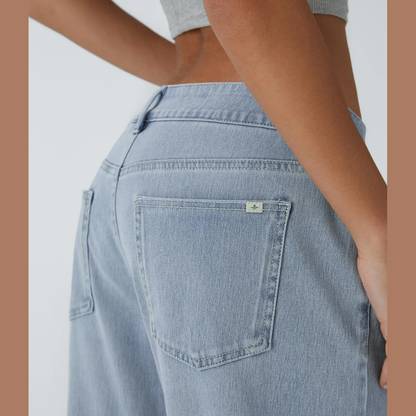 Women's Low Rise Wide Leg Jeans